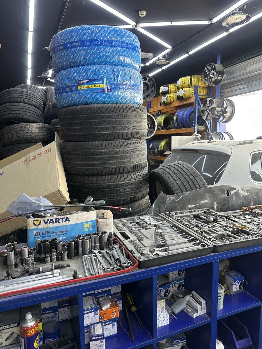New tyres